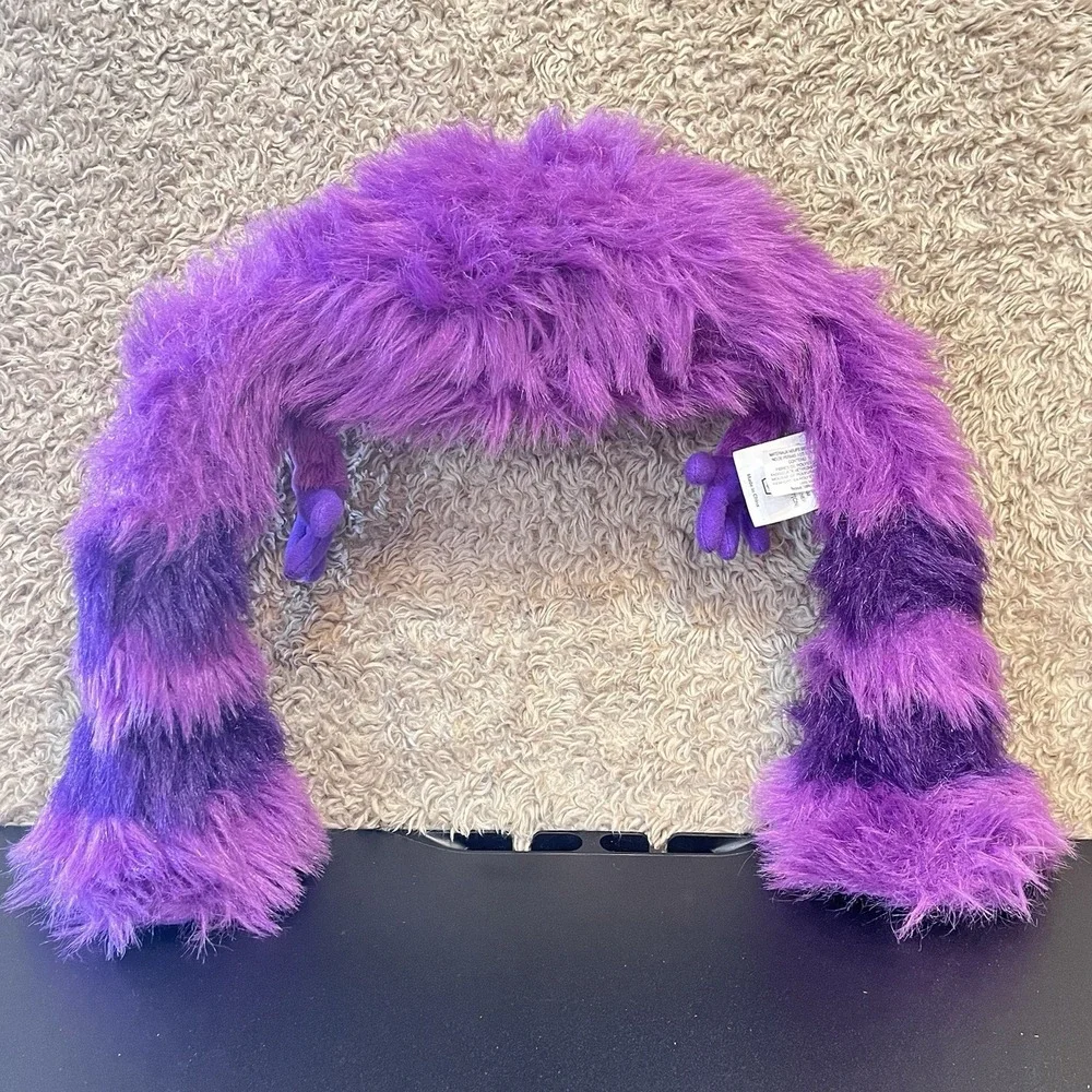 Disney Store Pixar Monster University ART Purple Plush Stuffed Animal Long Legs